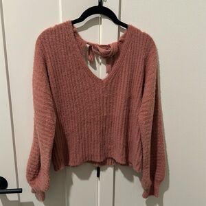 Pink sweater